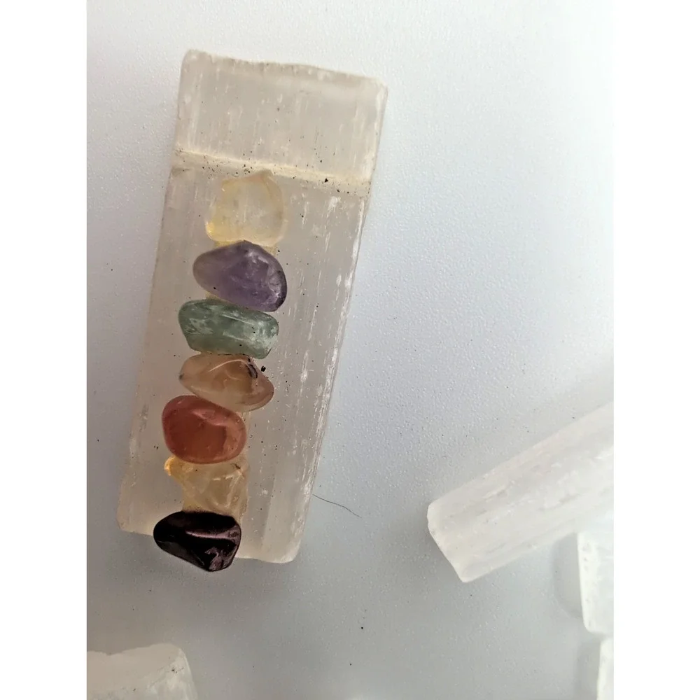 Chakra Stone Craft Jewelry Making Small Lot Multicolor Purple Stones Earrings
